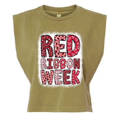 Red Ribbon Week Garment-Dyed Women's Muscle Tee