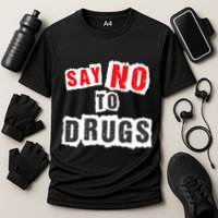 Red Ribbon Week Say No To Drugs Cooling Performance Crew T-Shirt