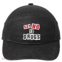 Red Ribbon Week Say No To Drugs 7-Panel Snapback Hat