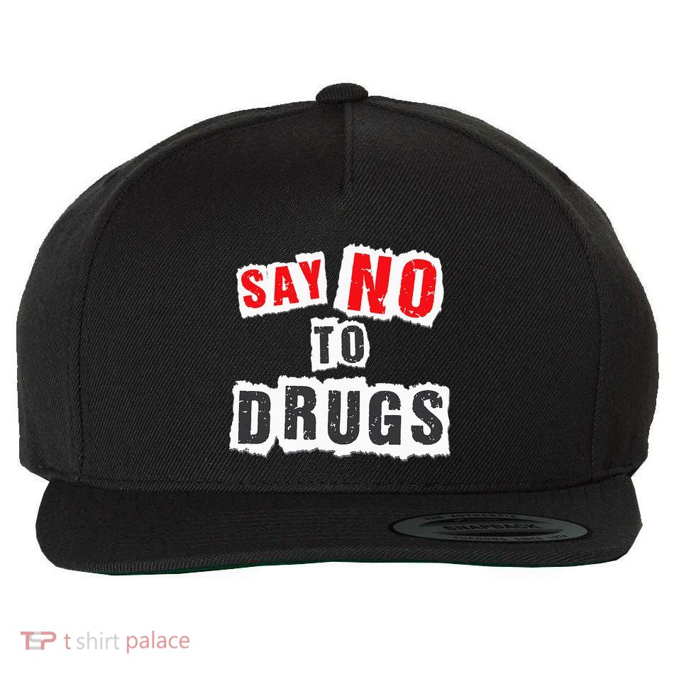 Red Ribbon Week Say No To Drugs Wool Snapback Cap