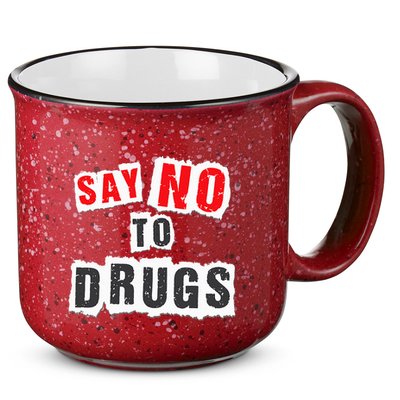 Red Ribbon Week Say No To Drugs 15oz Campfire Ceramic Mug