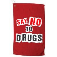 Red Ribbon Week Say No To Drugs Golf Towel