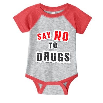Red Ribbon Week Say No To Drugs Infant Baby Jersey Bodysuit
