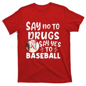 Red Ribbon Week  SayNo SayYes to Baseball T-Shirt