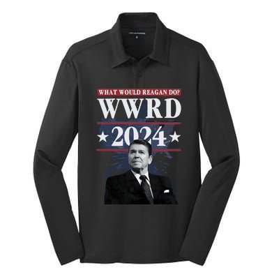 Ronald Reagan Wwrd 2024 Silk Touch Performance Long Sleeve Polo