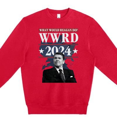 Ronald Reagan Wwrd 2024 Premium Crewneck Sweatshirt