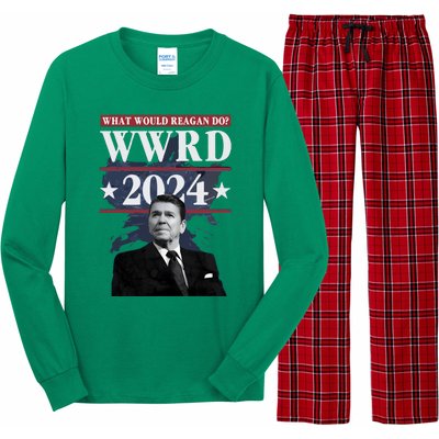 Ronald Reagan Wwrd 2024 Long Sleeve Pajama Set