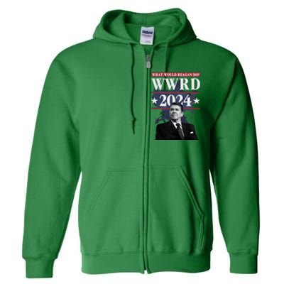 Ronald Reagan Wwrd 2024 Full Zip Hoodie