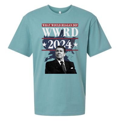 Ronald Reagan Wwrd 2024 Sueded Cloud Jersey T-Shirt