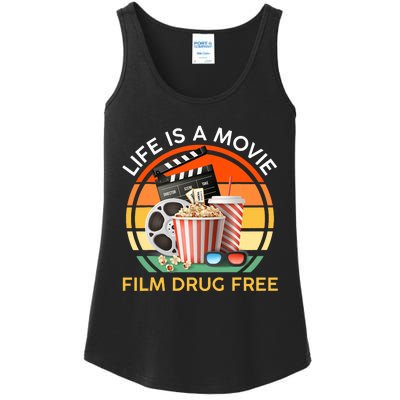 Red Ribbon Week Life Is A Movie Film Drug Free Ladies Essential Tank