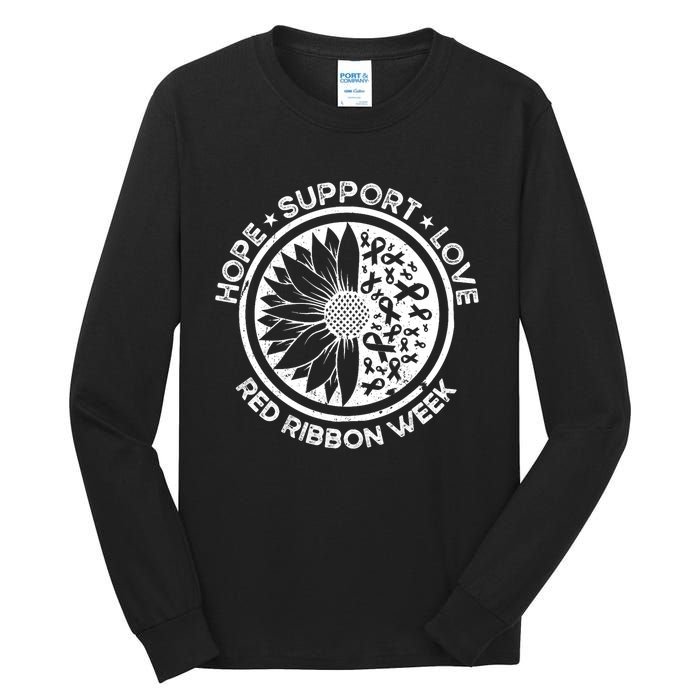 Red Ribbon Week Tall Long Sleeve T-Shirt