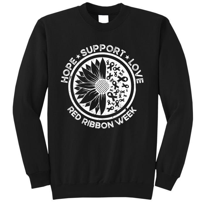 Red Ribbon Week Tall Sweatshirt