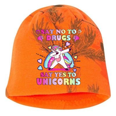 Red Ribbon Week Say No Drugs Say Yes to Unicorns Kati - Camo Knit Beanie