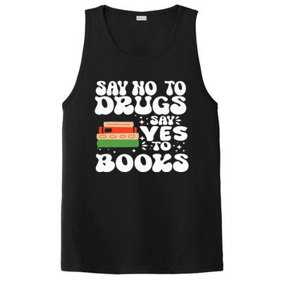 Red Ribbon Week Say No To Drugs Say Yes To Books Learning PosiCharge Competitor Tank