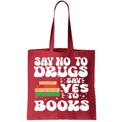 Red Ribbon Week Say No To Drugs Say Yes To Books Learning Tote Bag