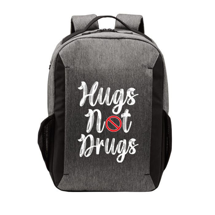 Red Ribbon Week Awareness Hugs Not Drugs  Ribbon Vector Backpack