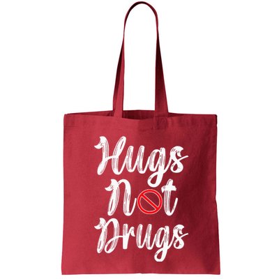 Red Ribbon Week Awareness Hugs Not Drugs  Ribbon Bag