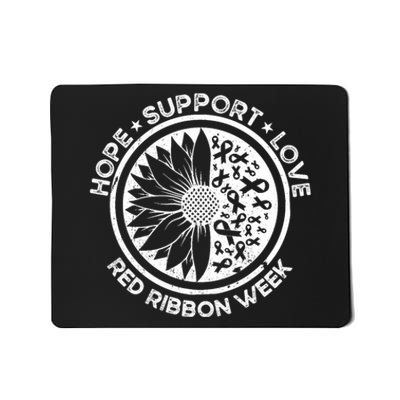 Red Ribbon Week Mousepad