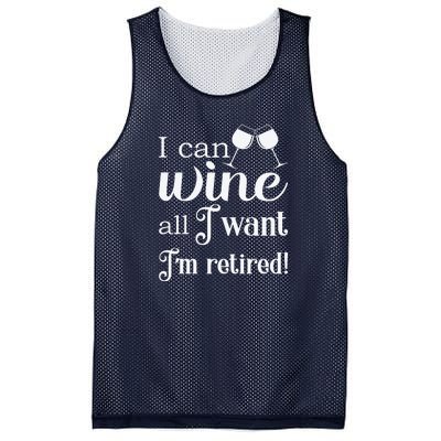 Retired Retirement Wine Gift Mesh Reversible Basketball Jersey Tank