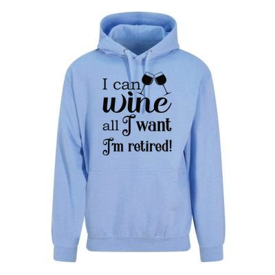 Retired Retirement Wine Gift Unisex Surf Hoodie