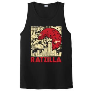 Ratzilla Rat Whisperer Rodent Lover Rat Lover PosiCharge Competitor Tank