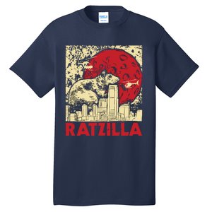 Ratzilla Rat Whisperer Rodent Lover Rat Lover Tall T-Shirt