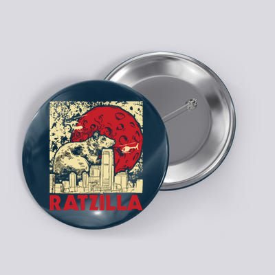 Ratzilla Rat Whisperer Rodent Lover Rat Lover Button