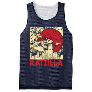 Ratzilla Rat Whisperer Rodent Lover Rat Lover Mesh Reversible Basketball Jersey Tank