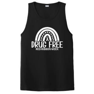 Red Ribbon Week  Drug Free Rainbow Red Ribbon Week PosiCharge Competitor Tank