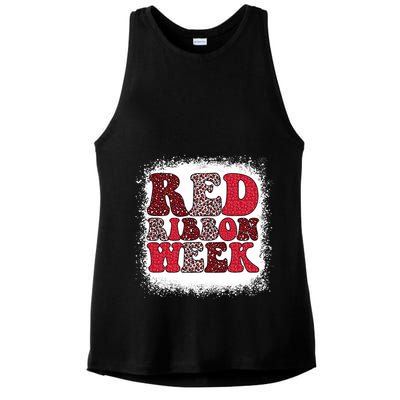 Red Ribbon Week Apparel Red Ribbon Week Ladies PosiCharge Tri-Blend Wicking Tank