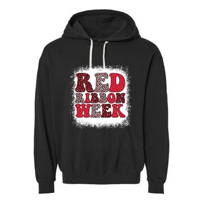 Red Ribbon Week Apparel Red Ribbon Week Garment-Dyed Fleece Hoodie