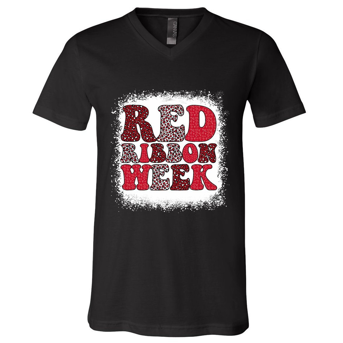 Red Ribbon Week Apparel Red Ribbon Week V-Neck T-Shirt