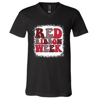 Red Ribbon Week Apparel Red Ribbon Week V-Neck T-Shirt