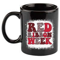 Red Ribbon Week Apparel Red Ribbon Week 11oz C Handle Ceramic Mug
