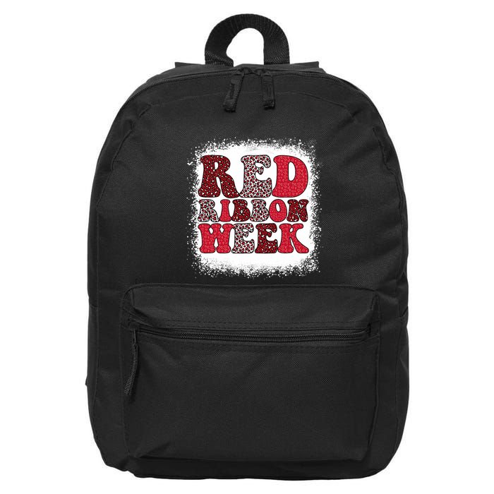 Red Ribbon Week Apparel Red Ribbon Week 16 in Basic Backpack