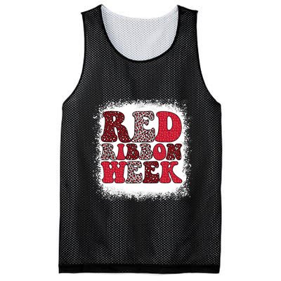 Red Ribbon Week Apparel Red Ribbon Week Mesh Reversible Basketball Jersey Tank