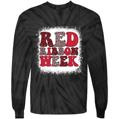 Red Ribbon Week Apparel Red Ribbon Week Tie-Dye Long Sleeve Shirt