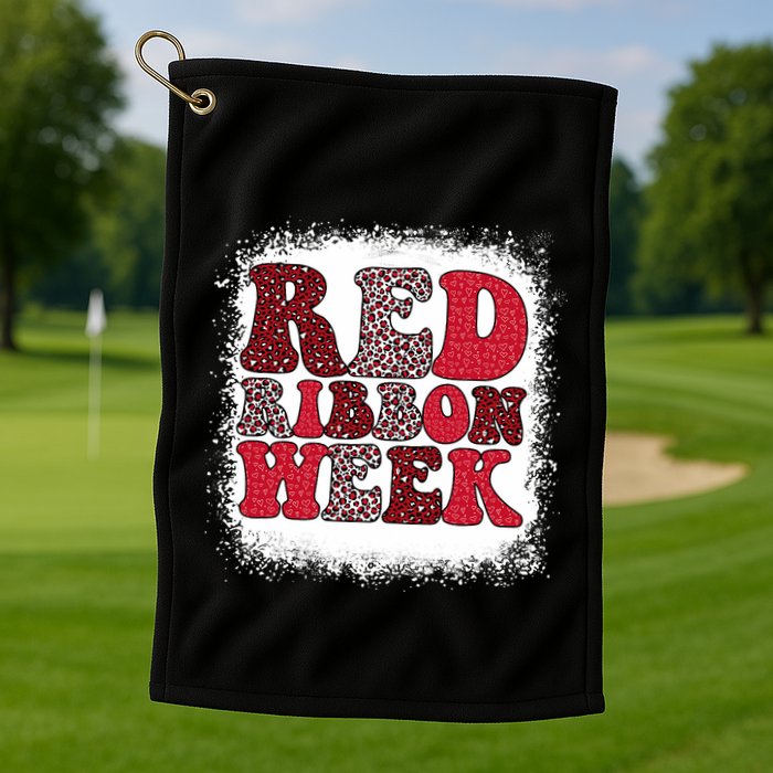 Red Ribbon Week Apparel Red Ribbon Week Golf Towel