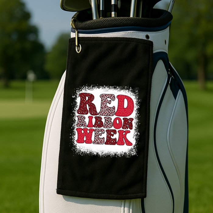 Red Ribbon Week Apparel Red Ribbon Week Golf Towel