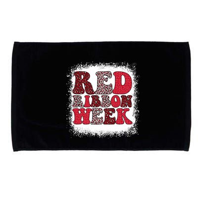 Red Ribbon Week Apparel Red Ribbon Week Microfiber Hand Towel