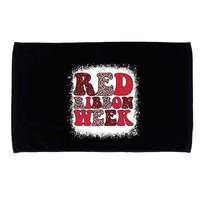 Red Ribbon Week Apparel Red Ribbon Week Microfiber Hand Towel