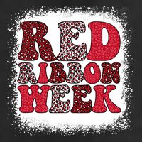 Red Ribbon Week Apparel Red Ribbon Week Microfiber Hand Towel