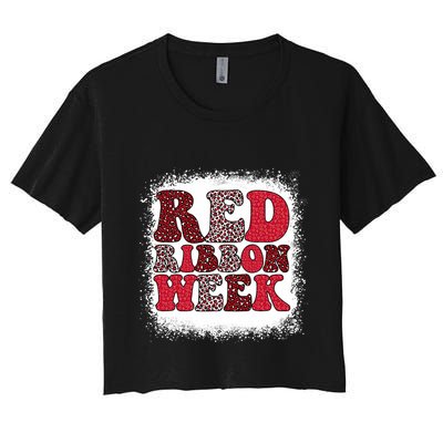 Red Ribbon Week Apparel Red Ribbon Week Crop Top