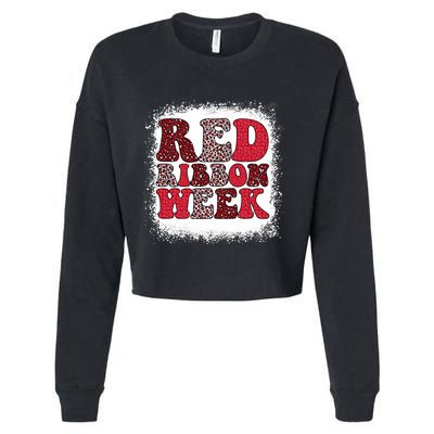 Red Ribbon Week Apparel Red Ribbon Week Cropped Pullover Crew