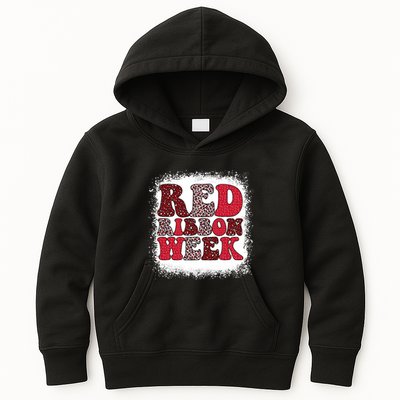 Red Ribbon Week Apparel Red Ribbon Week Kids Hoodie