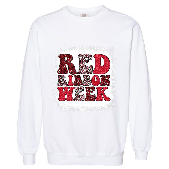 Red Ribbon Week Apparel Red Ribbon Week Garment-Dyed Sweatshirt