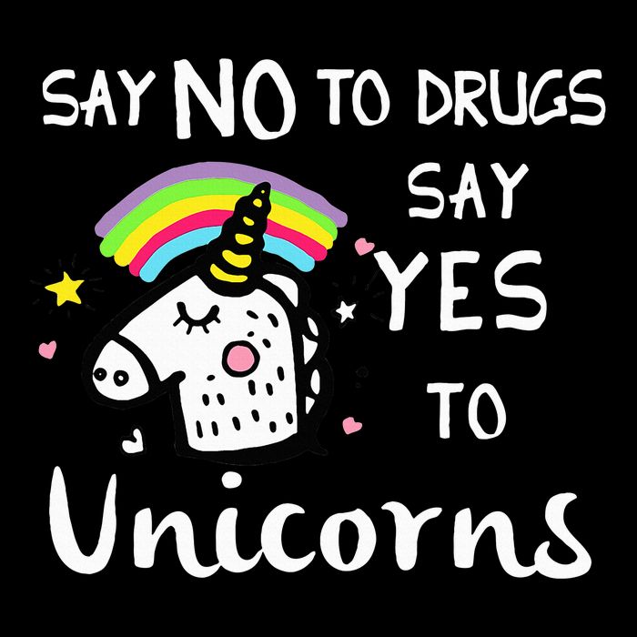 Red Ribbon Week Say No Say Yes to Unicorns Bucket Hat