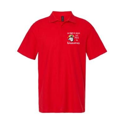 Red Ribbon Week Say No Say Yes to Unicorns Polo