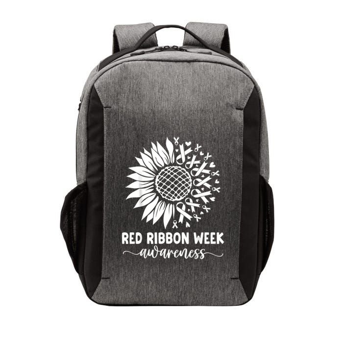Red Ribbon Week Red Ribbon Week Sunflower Vector Backpack
