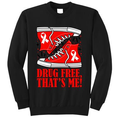 Red Ribbon Week Say No To Drugs Drugs Free Anti Drugs Sweatshirt